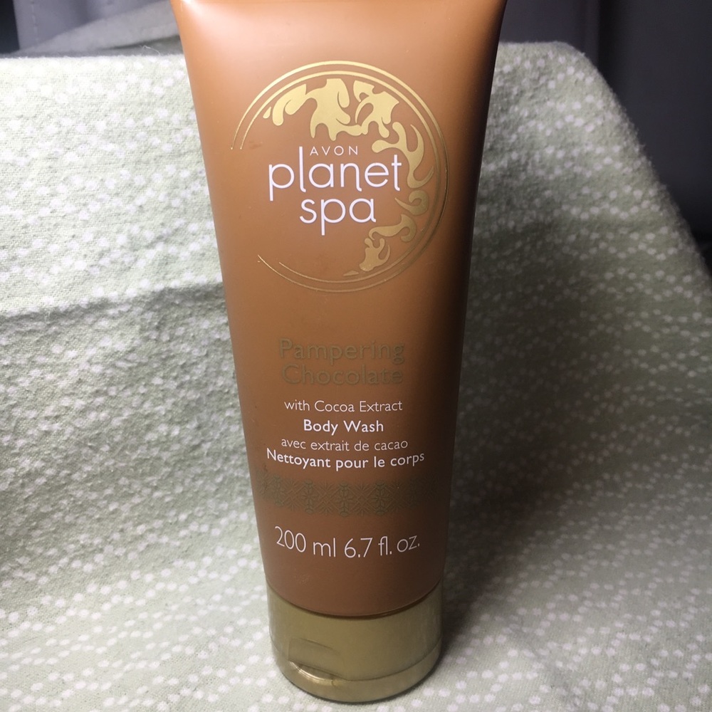 Avon planet spa chocolate body wash